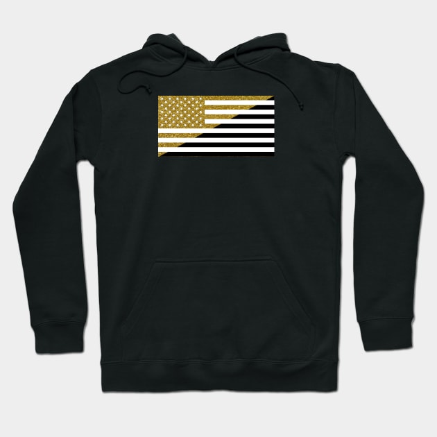 ancap American flag Hoodie by A&A Designs